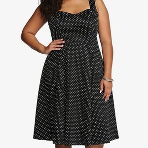 Retro Pinup Swing polka dot Dress